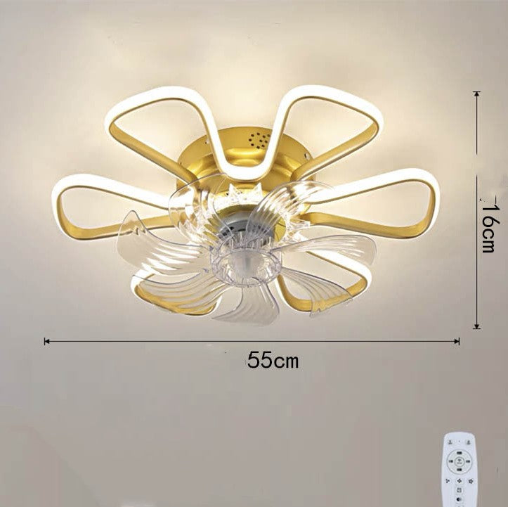 Intelligent Tmall Genie Voice Control Ceiling Fan Light
