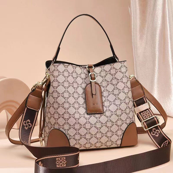 Patterned Bucket Bag