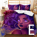 Afro Girl Bedding Set