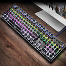 Mechanical Keyboard 104 Anti-ghosting Luminous Blue Black Red Brown Switch LED Backlit wired Gaming Keyboard