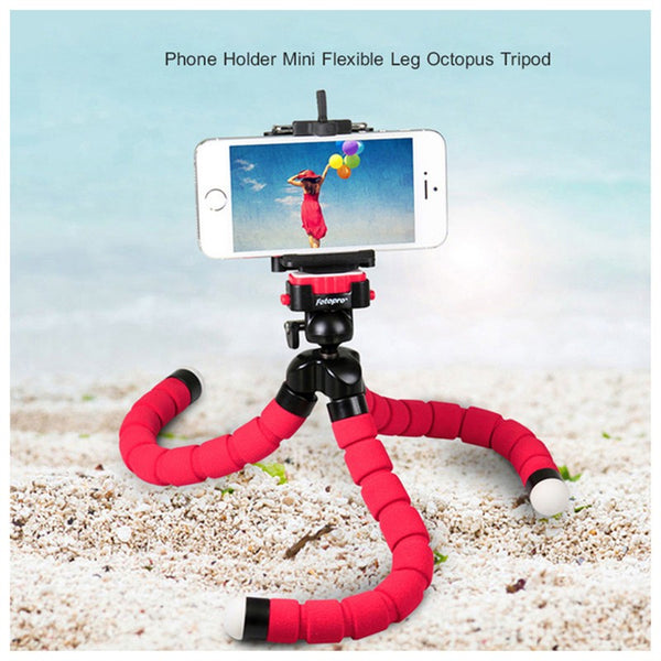 Mini Flexible Sponge Octopus Tripod Smartphone Tripod For Gopro 10 9 Camera Accessory