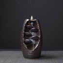 Waterfall Ceramic Back Flow Incense Burner