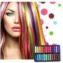 24 Colour Short Hair Colouring Chalk