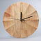 Wooden clock wall clock