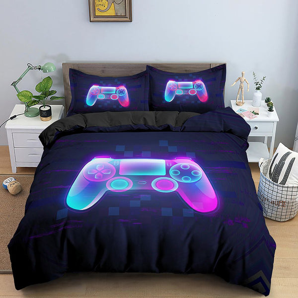 New Gamepad Bedding Set Queen Size Duvet Cover Creative