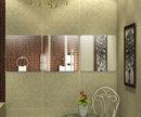 Square Mirror Sticker Self-Adhesive Acrylic Mirror Wall Sticker