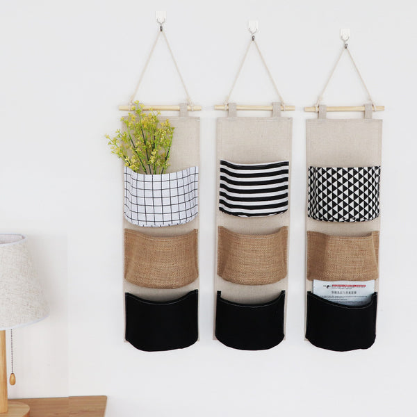 Cotton Linen Cloth Wall Storage