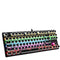Wired 87-Key Electroplating Punk Real Mechanical Blue Axis Gaming Luminous Gaming Keyboard