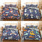 3D Digital Printing Cartoon Three-Piece Bedding