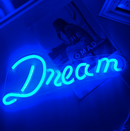 Led Creative Lighting Pendant Uppercase And Lowercase Dream Acrylic Backboard Neon Light