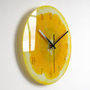 Luxury Silent Wall Clock Living Room Glass Clocks Wall