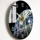 Luxury Silent Wall Clock Living Room Glass Clocks Wall