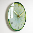 Luxury Silent Wall Clock Living Room Glass Clocks Wall