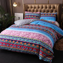 Bohemian Style Three-piece Bedding Set