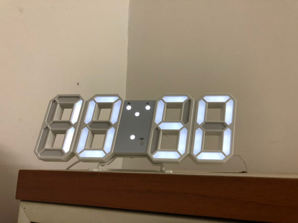 3D Luminous LED Digital Clock