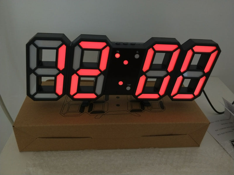 3D Luminous LED Digital Clock