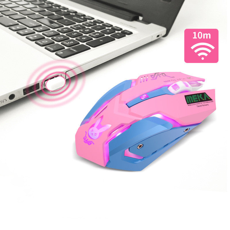 Pink Punk Gaming Mouse