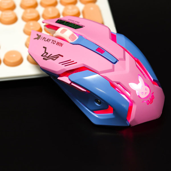 Pink Punk Gaming Mouse