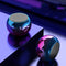 M3 Colorful Wireless Speakers 3D Mini Electroplating Round Steel Cannon Blue tooth Speaker Radio Support U Disk Subwoofer