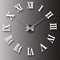 European mirror wall clock creative clock