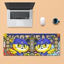 Oversized gaming mouse pad