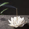 White porcelain incense burner lotus incense incense burner