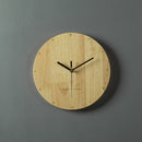 Wooden clock wall clock