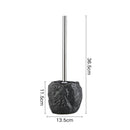 Retro Stone Toilet Brush Creative Bathroom Cleaning Brush