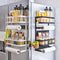 Wall-mounted kitchen side shelf