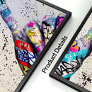 Hand Gesture Graffiti Art Canvas