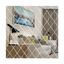 Triangle Rhombus Wall Sticker Art Acrylic Mirror Wall Sticker