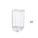 Kitchen Food Storage Easy Press Container Cereal Dispenser Wall Mounted Food Storage Box