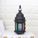 Metal candle holder wind lamp