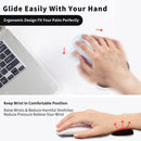 Ergonomic Mouse Wrist Rest Mouse Pads Silicon Gel Non-Slip Streamline Wrist Rest Support Mat Computer Mouse Pad For Office Gaming PC Accessories