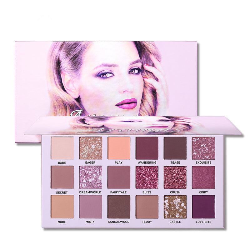 Make-up Tray Desert rose Eye Shadow 18 Colors