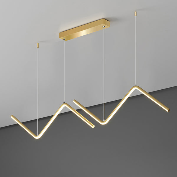 LED Chandelier Minimalist Design for Living Room Bedroom Kitchen Creative Art Wall Suspension Light Fixtures