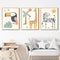 Cartoon Animal Wall Art Canvas