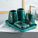 Gold Marble Bathroom Set