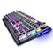 Mechanical Keyboard 104 Anti-ghosting Luminous Blue Black Red Brown Switch LED Backlit wired Gaming Keyboard