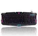 J10 tricolor backlight wired gaming keyboard set colorful luminous gaming mouse keyboard Russian keyboard