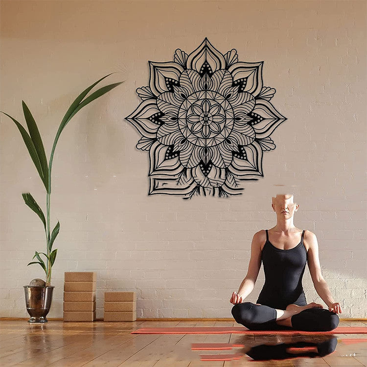 Large Iron Wall Hanging Mandala