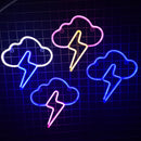 Led Cloud Lightning Neon Light Creative Wall Hanging