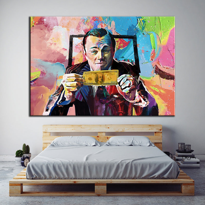 Abstract Money Maker canvas