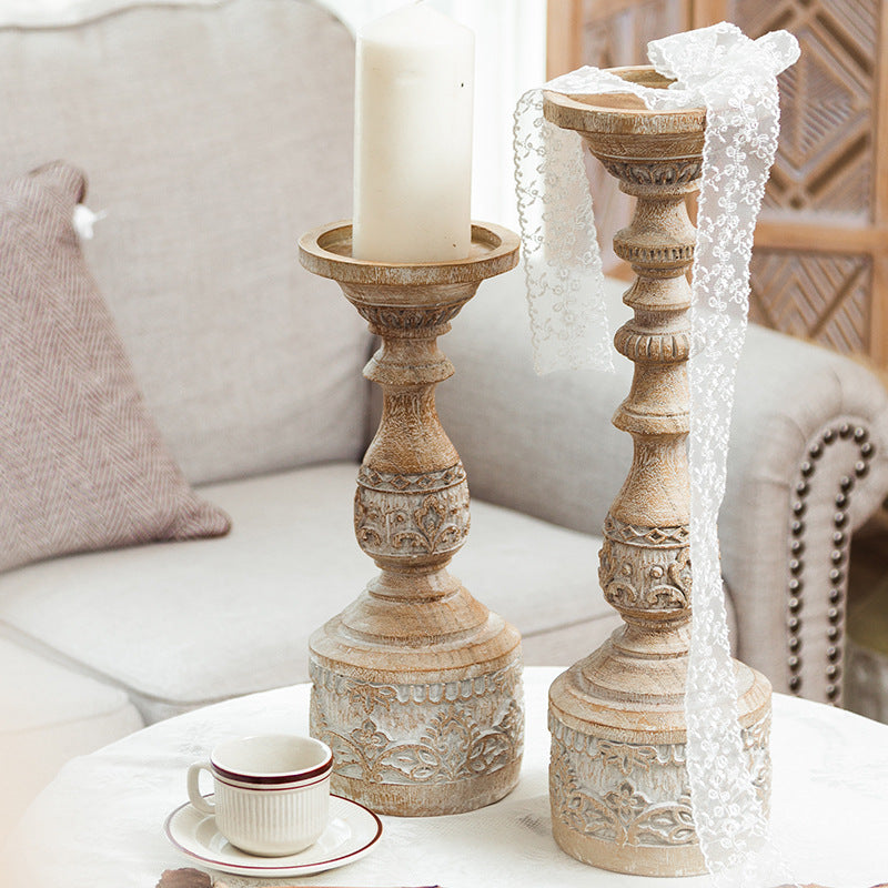 Decorative Resin Craft Candlesticks