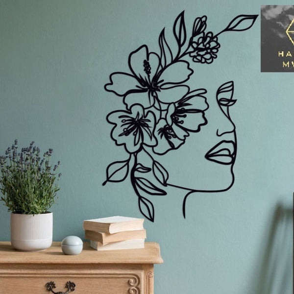 Floral Iron Beauty Wall Art