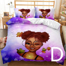 Afro Girl Bedding Set