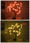 Rose Flower Lamp USB Battery Operated LED Table Lamp Bonsai Tree Night Lights Garland Bedroom Decoration Lights Home Decor