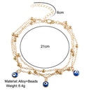 Foot jewelry bead chain beach anklet