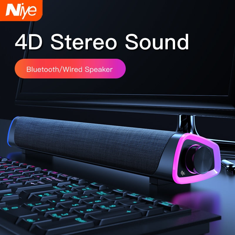 4D Computer Speaker Bar