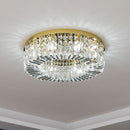 Simple European Creative Living Room Postmodern Crystal Ceiling Light